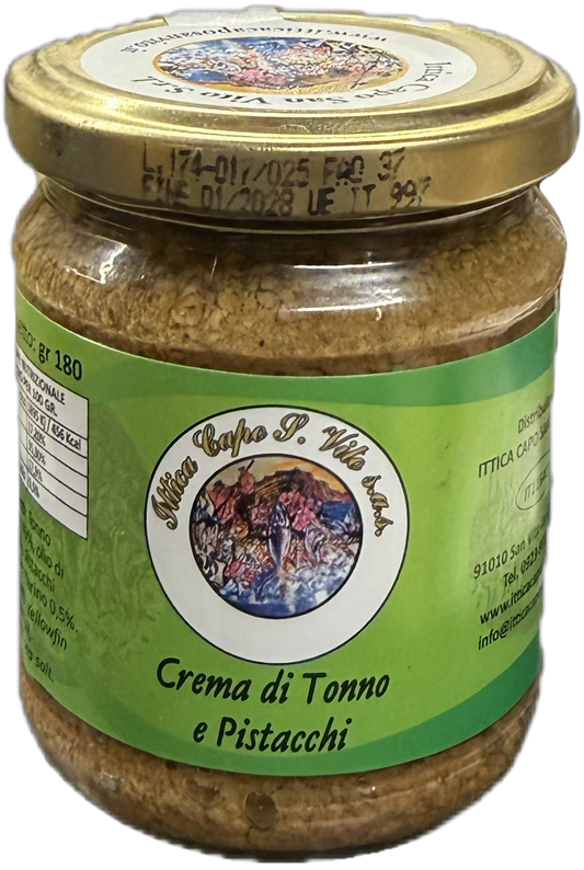 ITTICA CAPO SAN VITO CREMA DI TONNO AL PISTACCHIO gr 180