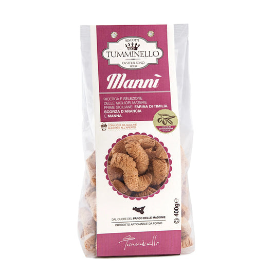 Mannì Tumminello Biscotti con Scorza di Arancia e Manna