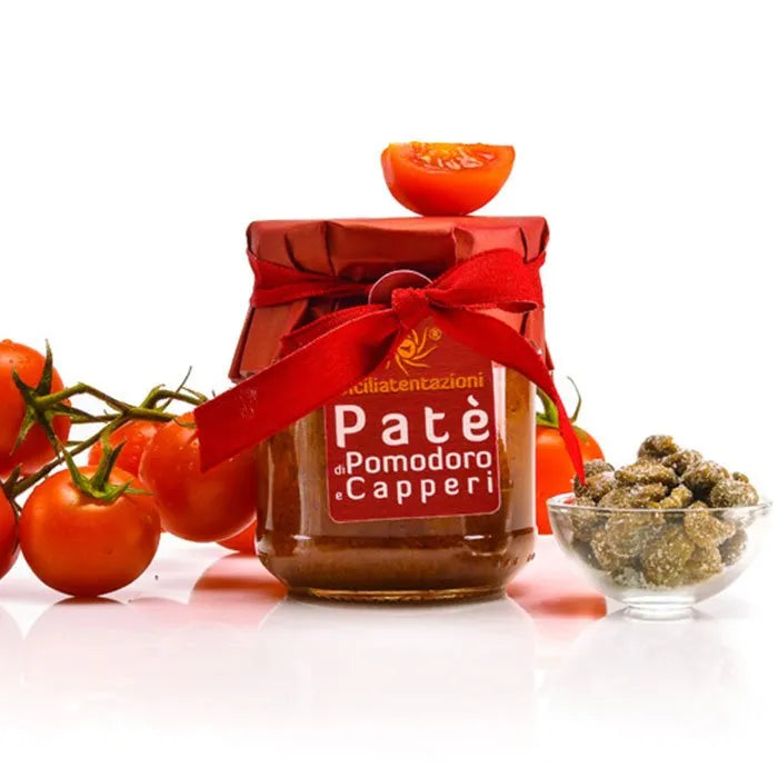 TENTAZIONI PATÈ DI POMODORI E CAPPERI g 180